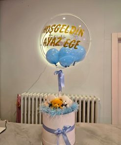 Hoş Geldin Aranjmanı - Balonlu ve Yazılı