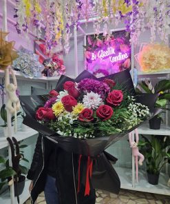 Kadife Gece - Premium Karışık Buket
